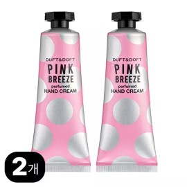 Dheuft & Doughft [더프트앤도프트][1+1] 퍼퓸드 너리싱 핸드크림 75ml (4종 택1) Dart and Daft Perfumed Nourishing Hand Cream 75ml (Choose 1 of 4 Types) Buy 1 Get 1 Free [Pink + Pink]