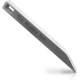 ZPA The Mighty Bar - Heavy Duty Keychain Prybar EDC Pry Bar Stainless Steel KeyChain