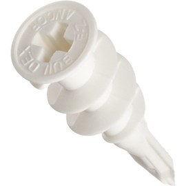 Qty. 100 EZ Anchor Original Hollow Wall Anchors - Nylon - Plastic - Buildex 5035902 EZPPL100