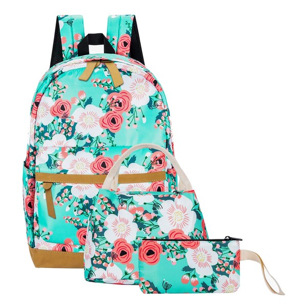 JIANYA School Backpack for Teen Girls School Bags Lightweight Kids Girls School Book Bags Backpacks Sets