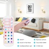 2 Pack 5200mAh Rechargeable Light Bulbs with Remote E26 Battery