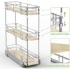 Hausvita 3-Tier Pull Out Cabinet Organizer Spice Rack for Narrow