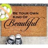DecStic Be Your Own Kind of Beautiful Coir Mat Funny
