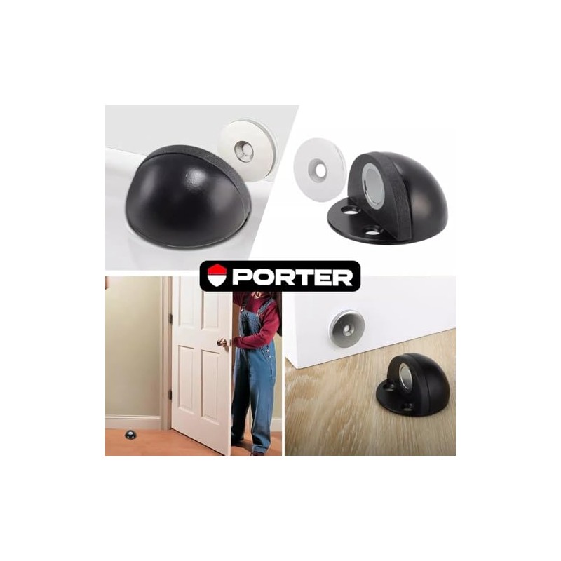 Tope de Puerta Magnético Piso, Tope Magnético Protector para Puerta