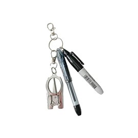 Badge Reel Accessory Mini Pen, Sharpie, Folding Scissors - Attach to Your Badge Holder, Backpack, etc, Mini Pen Set, Mini Sharpie, Mini Highlighter, Nurse Accessories, Badge Accessory, Nurse Gift