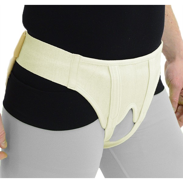 Ita-Med Hernia Support Double Sided with Removable Foam Inserts, Large