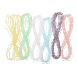 jojofuny 6 Rolls Cross Stitching Threads Kit Convenient Embroidery Floss for DIY Crafts Durable and Sturdy Sewing Threads for Beginners and Art Lovers