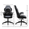 STAPLES Emerge Vortex Bonded Leather Ergonomic Gaming Chair with Lumbar