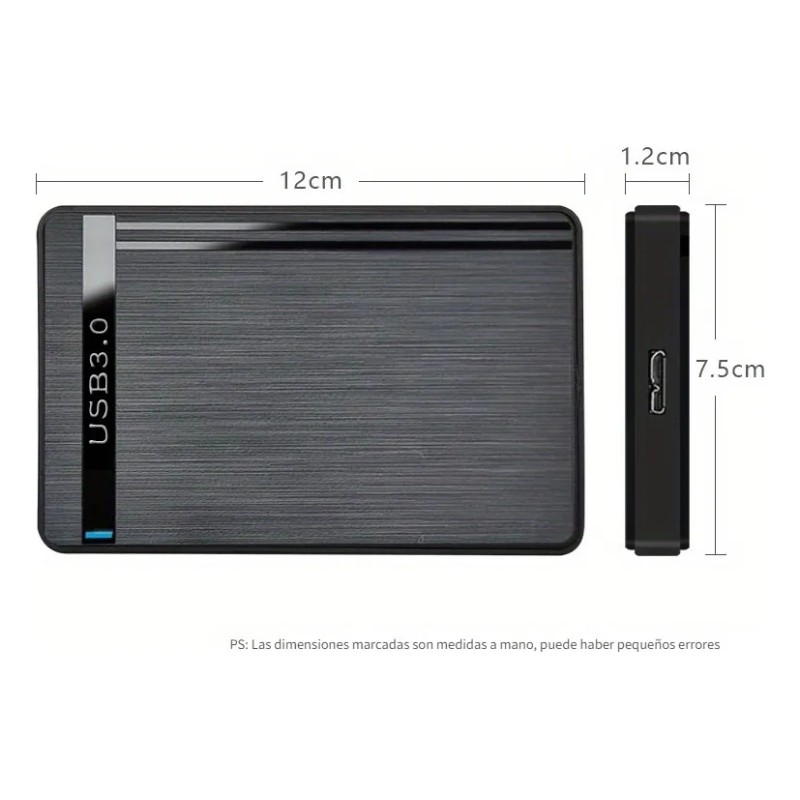 Jeeyee Carcasa De Disco Duro Caja Case Externo Portátil Usb