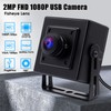 Svpro Ultra-Weitwinkel-Webcam 1080P 30fps Hochauflösende Industrie-USB-Kamera für HD-Sicherheitssystem, Plug-and-Play-Skype-Konferenzkamera,Windows,Linux,Android und