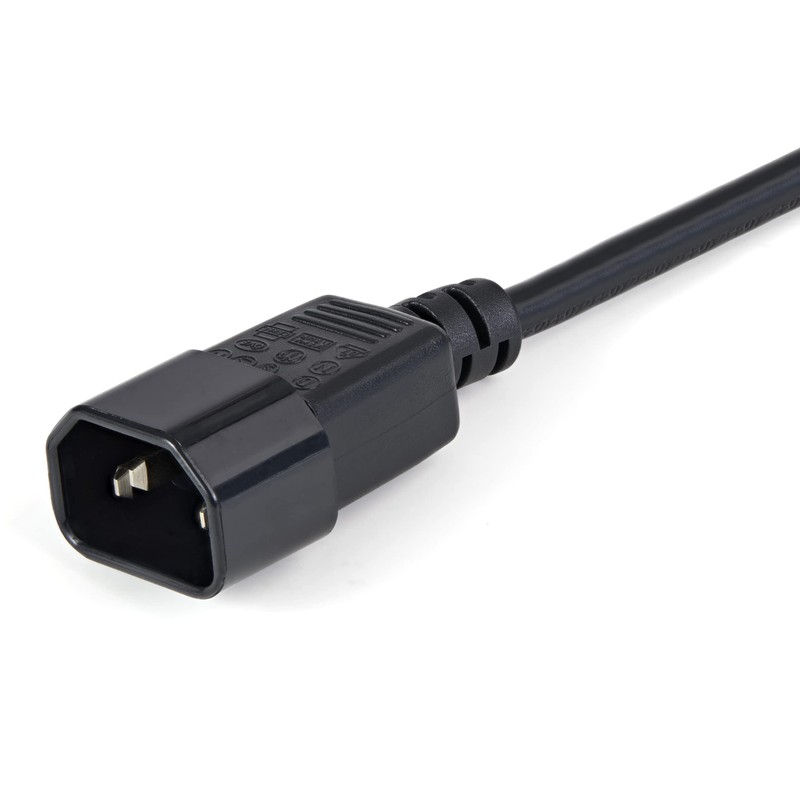 StarTech (1m) Standard Computer Power Cord Extension (C14 to C13)
