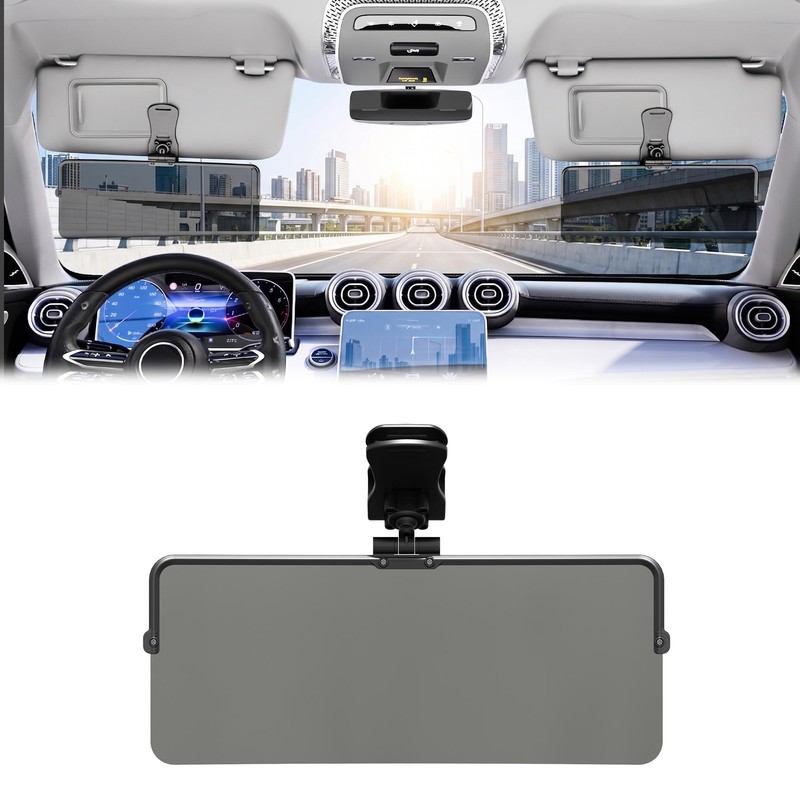 helloleiboo Sun Visor Extender for Cars Polarized UV400 Anti-Glare Sun