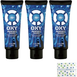  Oxy (OXY) Perfect Wash Large Capacity 7.1 oz (200 g) x 3 Piece Set (Acne Prevention Facial Cleanser, Pores, Shine Sebum) + Gokujun Sachet Included