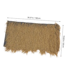 IWOWHERO DIY Thatch Roof Decor Simulated Thatch Grass Roofing for Garden Farmhouse Style
