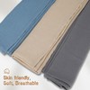 Baby Muslin Swaddle Blankets for Boys and Girls, 3-Pack Soft