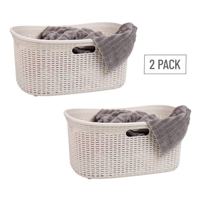 Mind Reader Basket Collection, Laundry Basket, 40 Liter (10kg/22lbs) Capacity,