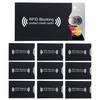 INTIRILIFE 10x RFID Blocking protective cover in BLACK - 10