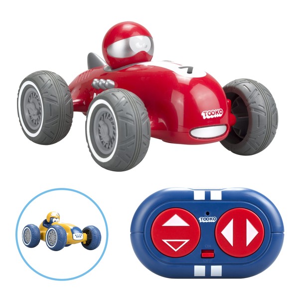 TOOKO 81476 My First Vintage Remote Control Car by Silverlit, Light Effects Toy for Preschoolers, Available in 2 Colours, Ages 3 Years, Assorted Model