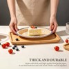 30PCS Oval Paper Plates, 10.55" x 8" Everyday Disposable Plates,