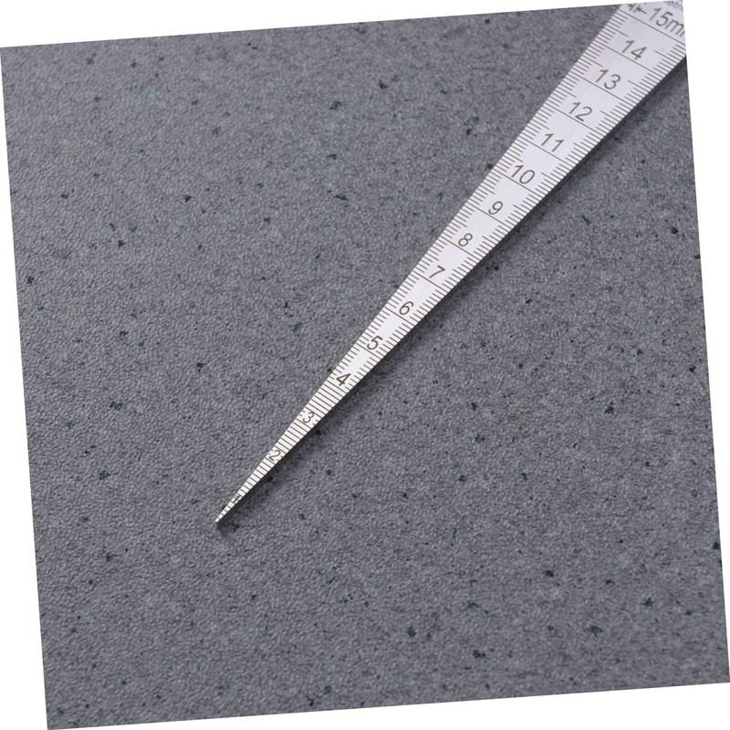 KONTONTY 15mm Taper Gauge Heavy Duty Stainless Taper Welding Measurement