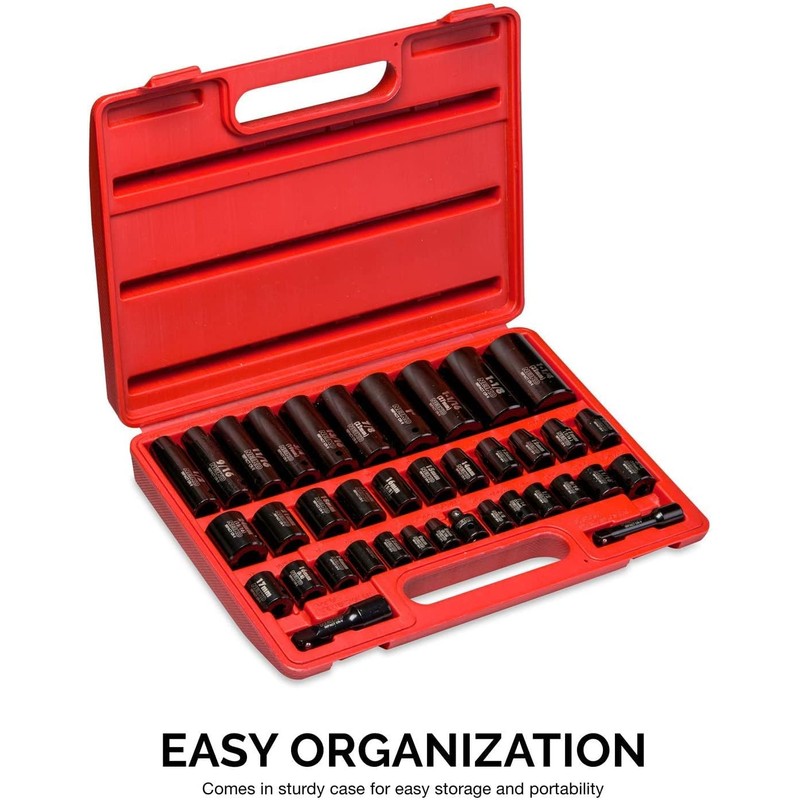 NEIKO 02443A 3/8" and 1/2" Drive Master Impact Socket Set