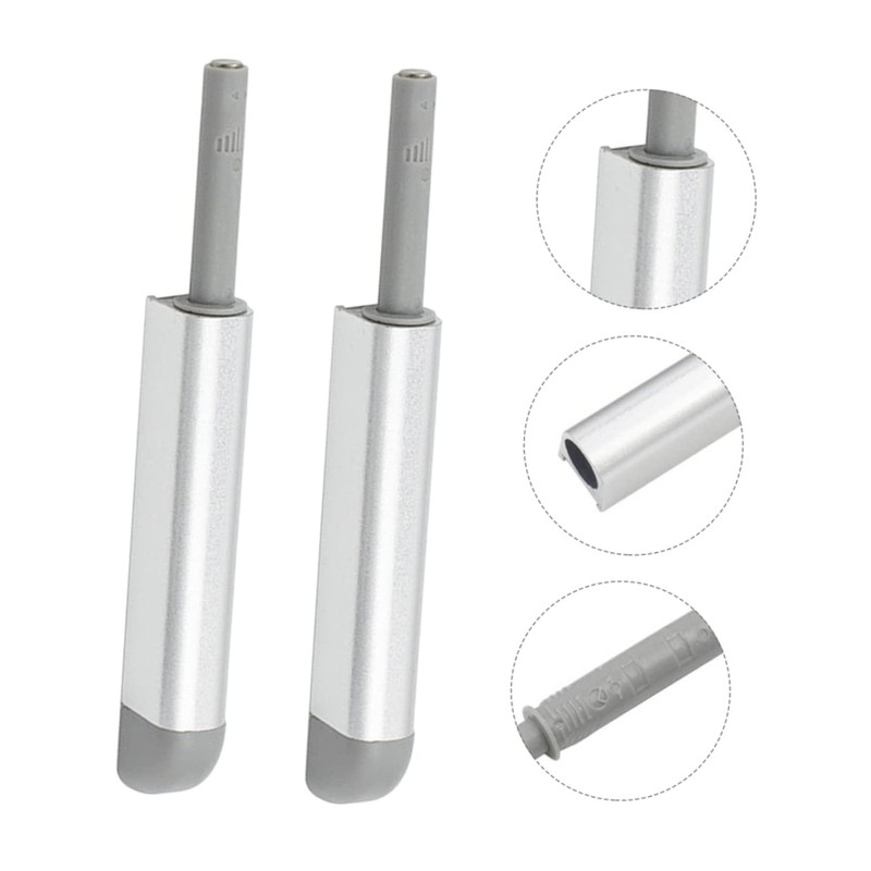 Operitacx 2 Sets Schranktür Magnete Latch Magnetic Touch Catch Aluminiumlegierung