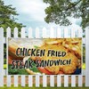 Vinyl Banner Multiple Sizes Chicken Fried Steak Sandwich Restaurant &