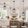 Phaosio Black Pendant Lights Kitchen Island, Modern Farmhouse Light Fixture
