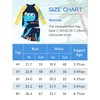 Happy Cherry Boys 2 Piece Rash Guard Swimsuits Kids Long