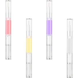 SUPVOX Aceite Revitalizador de Cutículas en Lápiz 4 Unidades 2ml Fórmula de Aceite Mineral y Cera de Abejas para Manicura Portátil en Nail Art Salon y Uso Doméstico