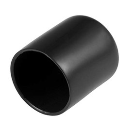 sourcing map 15pcs Rubber End Caps 30mm ID Vinyl Round End Cap Cover Screw Thread Protectors Black