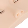 Eyelash Mannequin Head Practice Realistic Half Face Makeup Head Training