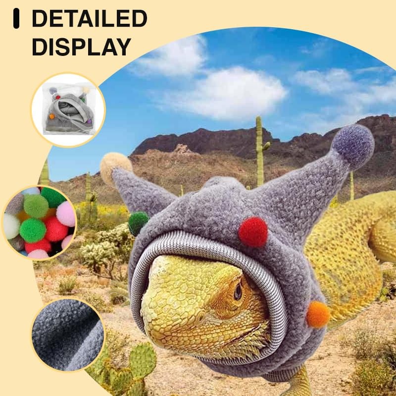 CQJ Beard Dragon Funny Cute Bullhorn Ball Hat with Neck