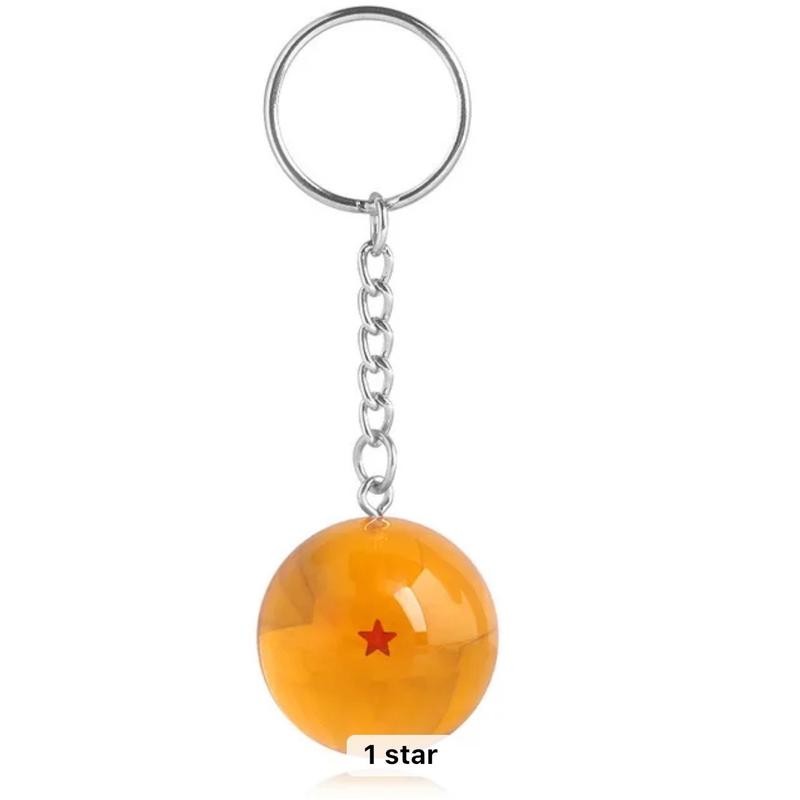Dragon Ball Z Keychain - Anime, Durable Silicone & Round