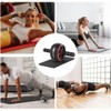Rodillo de Abdominales Conjunto de 7 Piezas,Ab Roller Wheel Exercise