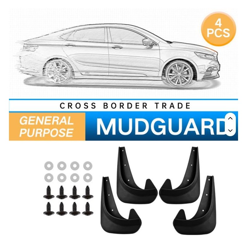 Universal Mudflaps Car Moulded Car's Hatchback Saloon Estate Front and