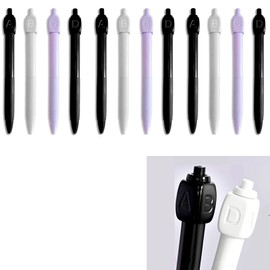 Fidget Spinning Gel Pens 12 Pcs,Tell Me The Answer,Stress Relief, Novelty Fun Pens for Adult and Teenagers Cool, Black Smooth Writing Ballpoint Pens Bulk