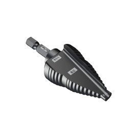 LABEAR - 1/4 to 1-1/8 Inch HSS Step Drill Bit for Metal, Plastic, Wood, Aluminum, Heavy Duty Unibit with Multi Hole Sizes, 1/4 inch Shank, M2 High Speed Steel.