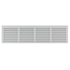 Return Air Grille 8.5" x 32" High Flow Air Vent with Angled Slots 3/4" MDF Sanded & Primed, Ready to Paint…