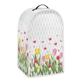 HUISEFOR Tulip Flower Blender Cover Kitchen Home Decor Appliance Cover Dust Protection Kitchen Blender Protective Cover Anti-Stain and Anti-Static