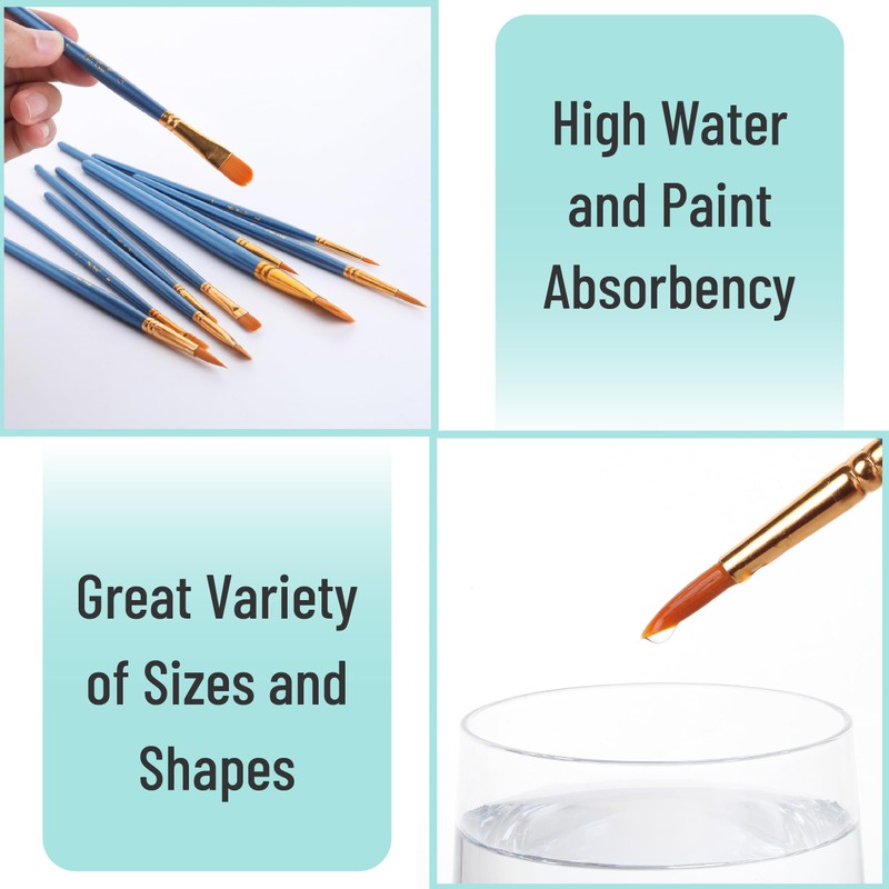Mr. Pen Mr. Pen- Paint Brushes, 40 pcs, Paint Brushes