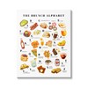 Stupell Industries The Brunch Alphabet Food Treats ABC Illustrations, Design