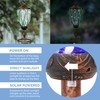 Exhart Wind Chimes, Solar Green Hanging Lantern Wind Chime, 9