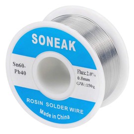 SONEAK 60/40 Tin Lead Solder With Rosin Core For Electrical Soldering 0.8mm 150g