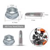 Haishine Bar Studs & Bar Nuts Kit for Husqvarna 136