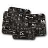 4 Set - Periodic Table Coaster - Science Chemistry Student