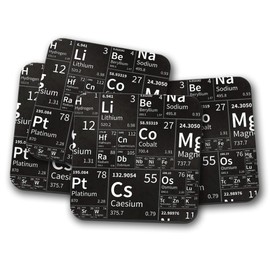 4 Set - Periodic Table Coaster - Science Chemistry Student Teacher #14467