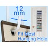 Mars-Rock Double Over Door Steel Hooks 2 Pack Fit 1-3/8"
