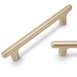 POVEFONK 10 Pack 3 inch(76mm) Champagne Bronze Kitchen Cabinet Handles Cabinet Pulls Drawer Pulls Kitchen Cabinet Hardware Dresser Handles