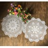 MINDPLUS Set of 5 Hand Crochet Doilies Cotton Crocheted Lace